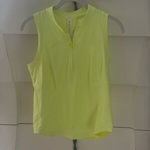 Lululemon Front Zip Mock neck Tennis Tank
